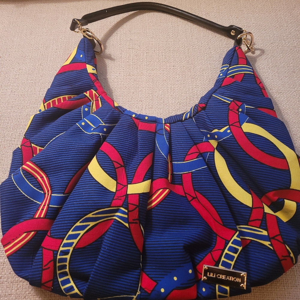Ankara Canvas Lili Creations Shoulder Bag.